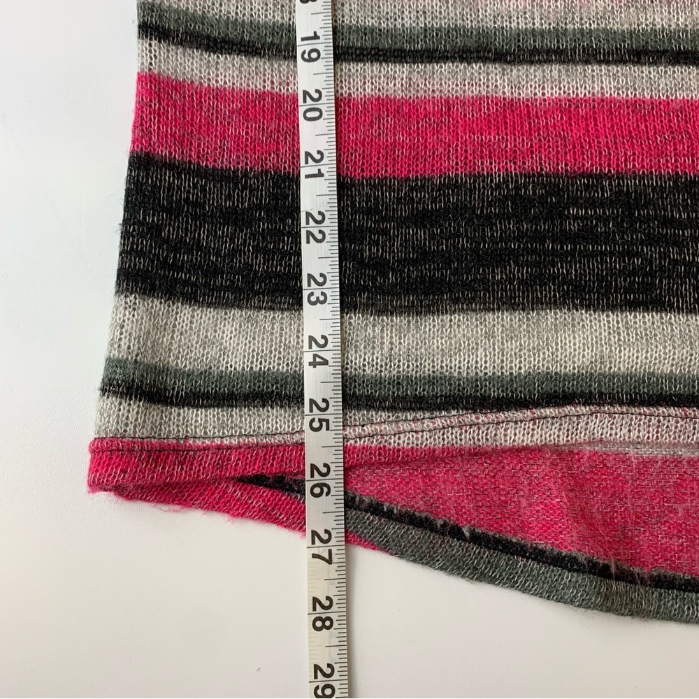 Olivia Sky Stripe Pink Black Gray Lightweight Swe… - image 8